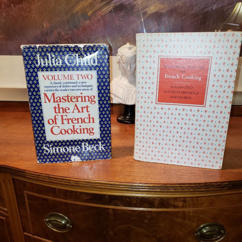 1st Edition of The Art of French Cooking Volumes 1&2 by Julia Child